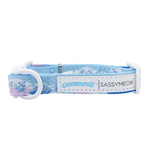 Cinnamoroll x Sassy Woof Cat Collar (Clouds) Home Goods SASSY WOOF
