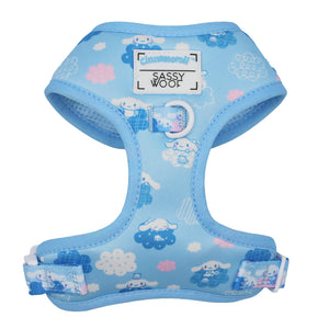 Cinnamoroll x Sassy Woof Adjustable Dog Harness (Clouds) Home Goods SASSY WOOF