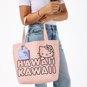 Hello Kitty x Aloha Collection Reversible Tote (Kitty Face - Rosy) Bags Aloha Collection Inc