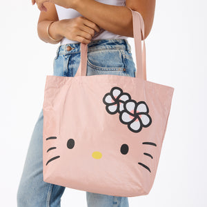Hello Kitty x Aloha Collection Reversible Tote (Kitty Face - Rosy) Bags Aloha Collection Inc