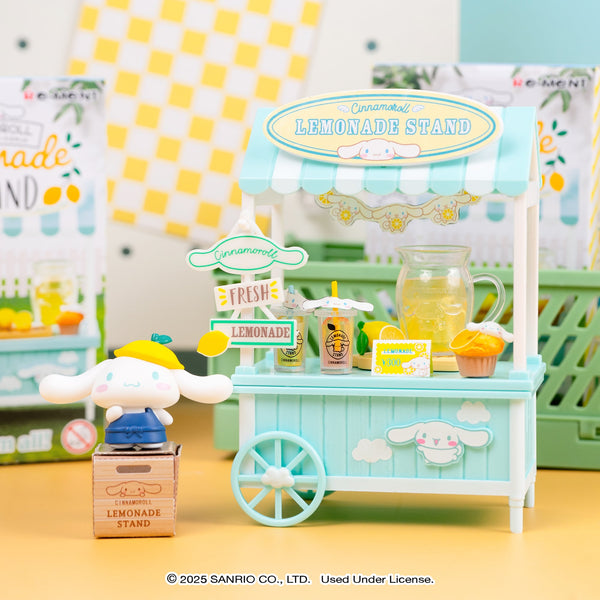 Cinnamoroll Lemonade Stand 完全セット Amazon.com: Hamee Re-Ment Cute Blind Box Diorama Miniature