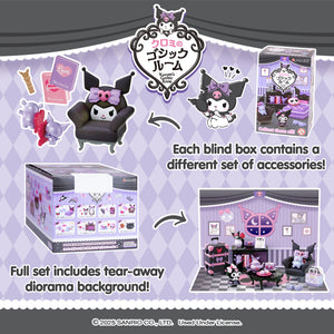 Re-Ment Kuromi's Gothic Room Blind Box Figure Set Toys&Games Hamee.com - Hamee US