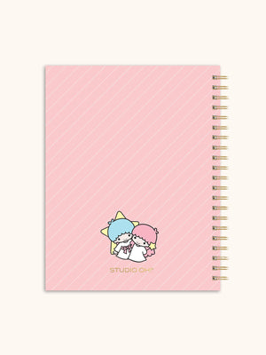 Hello Kitty and Friends x Studio Oh! Pink Pinstripe Extra-Large Spiral Notebook