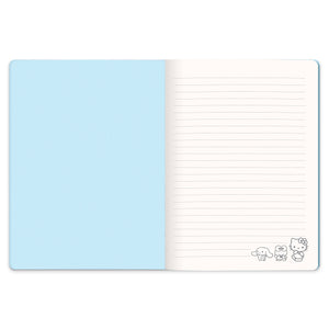 Hello Kitty and Friends x Studio Oh! Pink Pinstripe Casey Notebook with Phone Loop Stationery Studio Oh!