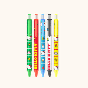 Hello Kitty x Studio Oh! Retro Red Soft-Touch Gel Pens Stationery Studio Oh!