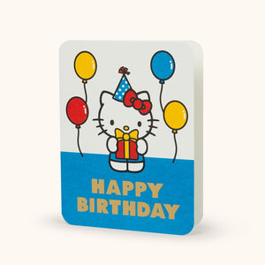 Hello Kitty x Studio Oh! Retro Red Happy Birthday Deluxe Greeting Card Stationery Studio Oh!