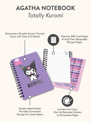 Kuromi x Studio Oh! Agatha Notebook