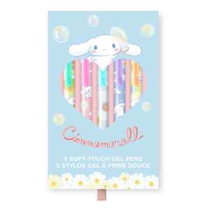 Cinnamoroll x Studio Oh! Sweet Daisies Soft-Touch Gel Pens Stationery Orange Circle