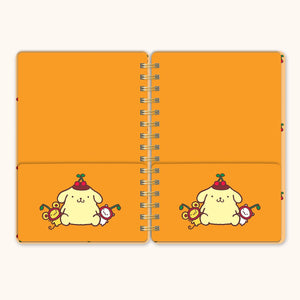 Pompompurin x Studio Oh! Cherries Agatha Notebook Stationery Studio Oh!