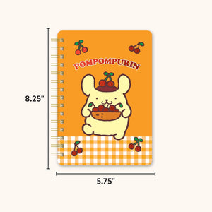 Pompompurin x Studio Oh! Cherries Agatha Notebook Stationery Studio Oh!