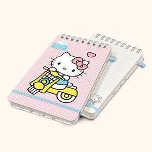Hello Kitty Hello Kitty x Studio Oh! Classic Pink Top-Spiral Notebook with Pocket & Pen Loop Stationery Studio Oh!