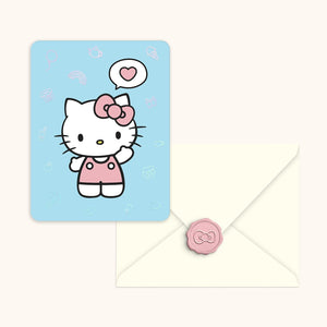 Hello Kitty x Studio Oh! Classic Pink 25-Pc Note Cards & Wax Seals Set Stationery Studio Oh!