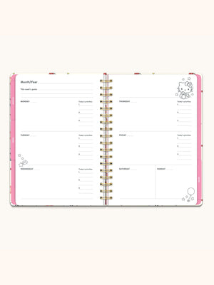 Hello Kitty x Studio Oh! College Letters Tri-Tab Planner Stationery Studio Oh!