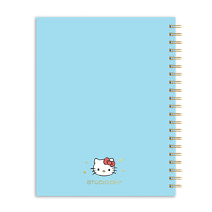 Hello Kitty and Friends x Studio Oh! College Letters Blue Extra-Large Spiral Notebook Stationery Studio Oh!