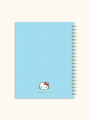 Hello Kitty and Friends x Studio Oh! College Letters Blue Extra-Large Spiral Notebook