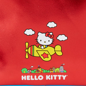 Hello Kitty x Loungefly 50th Anniversary Classic Coin Purse Mini Backpack Bags Loungefly   