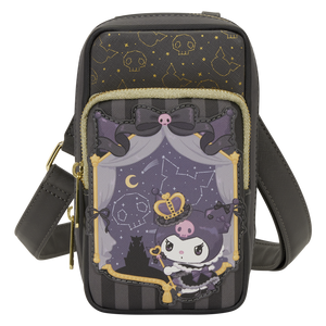 Kuromi x Loungefly 20th Anniversary Crossbody Phone Bag Bags Loungefly