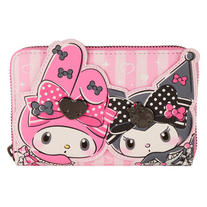 My Melody & Kuromi x Loungefly Zip Around Wallet Bags Loungefly