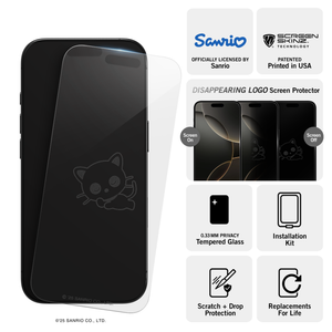 Chococat x Screen Skinz Sleepy iPhone Clear Screen Protector Screen Skinz