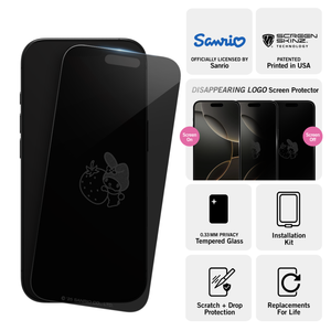 My Melody x Screen Skinz Berry iPhone Privacy Screen Protector Screen Skinz