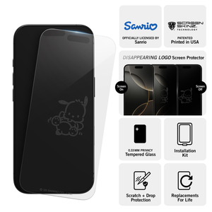Pochacco x Screen Skinz Dancing iPhone Clear Screen Protector Screen Skinz