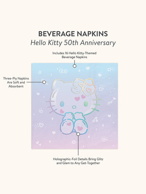 Hello Kitty x Studio Oh! 50th Anniversary Beverage Napkins Paper Tableware Studio Oh!