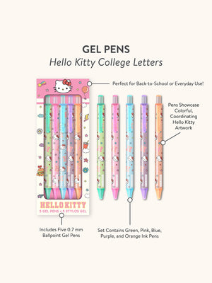 Hello Kitty x Studio Oh! College Letters Gel Pens