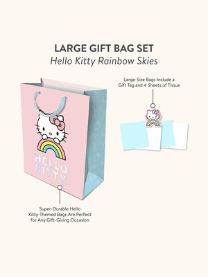 Hello Kitty x Studio Oh! Rainbow Skies Gift Bag Set (Large)