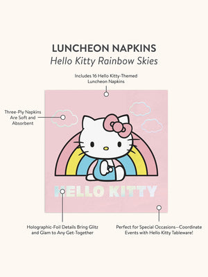 Hello Kitty x Studio Oh! Rainbow Skies Luncheon Napkins