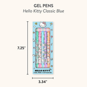 Hello Kitty x Studio Oh! Classic Blue Gel Pens Stationery Studio Oh!