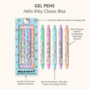 Hello Kitty x Studio Oh! Classic Blue Gel Pens Stationery Studio Oh!
