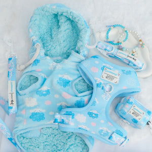 Cinnamoroll x Sassy Woof Reversible Sherpa Dog Jacket (Clouds) Home Goods SASSY WOOF