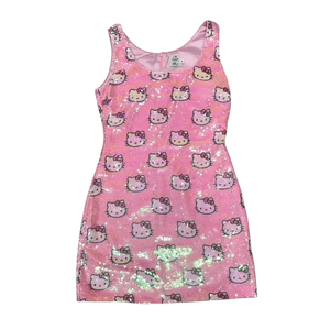Hello Kitty x Lola + The Boys Adult Sequin Dress (Pink) Apparel Lola and The Boys NYC INC