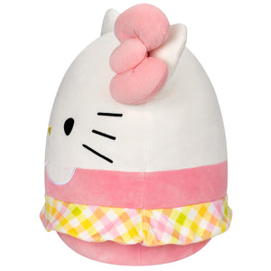 Hello Kitty 14" Gingham Skirt Squishmallows Plush Plush Jazwares
