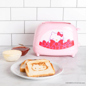 Hello Kitty Two-Slice Toaster (Pink) Home Goods Uncanny Brands Wholesale