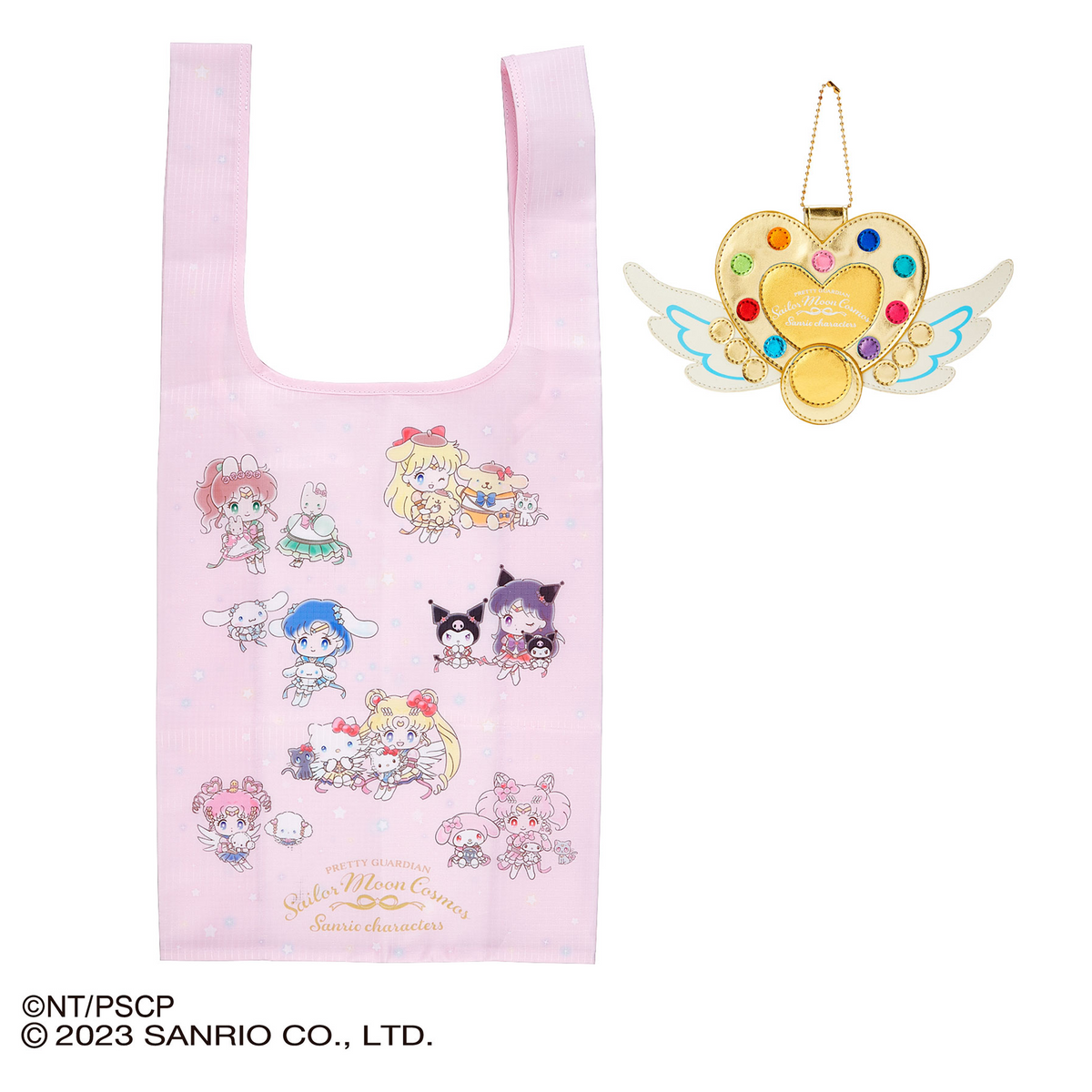 Pretty Guardian Sailor Moon Cosmos Reusable Bag &amp; Compact Pouch Bags Japan Original   