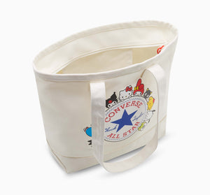 DROPS 3/20-3/25 - Converse x Hello Kitty and Friends Canvas Tote Bag (White) Bags HADDAD