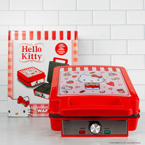 Hello Kitty Deluxe Waffle Maker (Red)