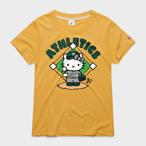 Hello Kitty x Athletics Toss Tee (Womens) Apparel HOMAGE Gold XS
