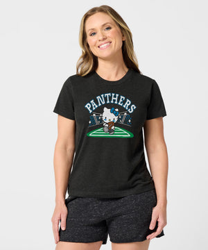 Hello Kitty x Carolina Panthers Rush Tee (Womens) Apparel HOMAGE