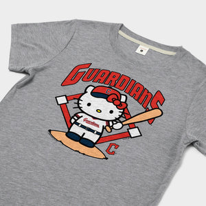 Hello Kitty x Cleveland Guardians Batter Tee (Womens) Apparel HOMAGE