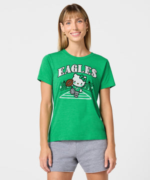 Hello Kitty x Philadelphia Eagles Retro Touchdown Tee (Womens) Apparel HOMAGE