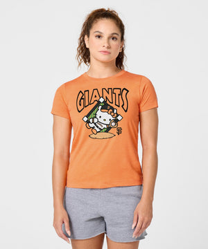 Hello Kitty x San Francisco Giants Catch Tee (Womens) Apparel HOMAGE