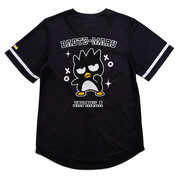 Badtz-maru x JapanLA Baseball Jersey (Black)