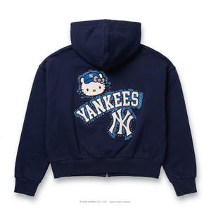 Hello Kitty x The Wild Collective New York Yankees Zip-Up Hoodie