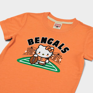 Hello Kitty x Cincinnati Bengals Holder Tee (Youth) Apparel HOMAGE