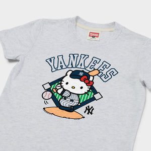 Hello Kitty x New York Yankees Swing Tee (Youth) Apparel HOMAGE