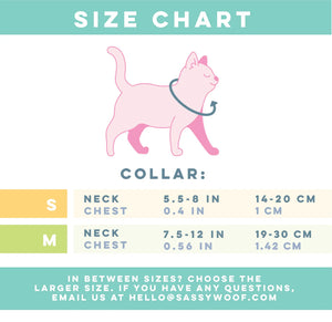 Cinnamoroll x Sassy Woof Cat Collar (Clouds) Home Goods SASSY WOOF