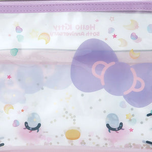 Hello Kitty Double Flat Pouch (50th Anniv. The Future In Our Eyes) Bags Japan Original   