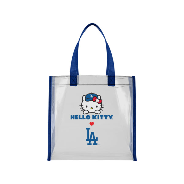ハローキティ ロサンゼルス・ドジャース コラボバッグ Hello Kitty x Los Angeles Dodgers Clear Tote Bag